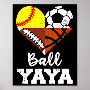 Ll Yaya Soccer Footll Softll Sketll Player Yaya Poster