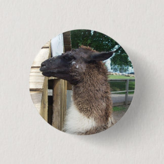 Llama 1 Inch Round Button