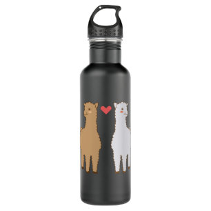 Llama Alpaca Llamas Alpacas Sweet Animal Design 710 Ml Water Bottle