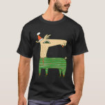 Llama Alpaca Santa Claus Christmas X mas T-Shirt<br><div class="desc">Llama Alpaca Santa Claus Christmas X mas</div>