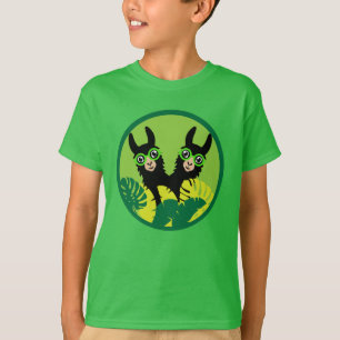 Llama Alpaca Twin Boy Brothers T-Shirt