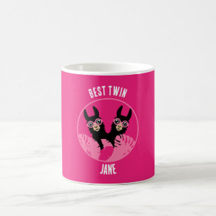 Llama Alpaca Twin Girl Magic Mug