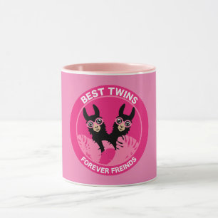 Llama Alpaca Twin Girl Mug
