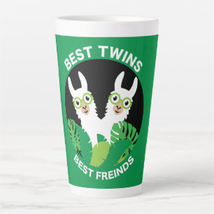 Llama Alpaca Twins Latte Mug