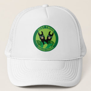Llama Alpaca Twins Trucker Hat