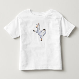 Llama at Yoga Fitness Toddler T-shirt