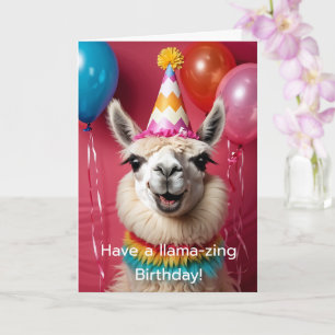 Llama Birthday Have a llama-zing birthday! Card