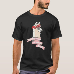 Llama Birthday Legendary Llamas-Are-Born In-April T-Shirt