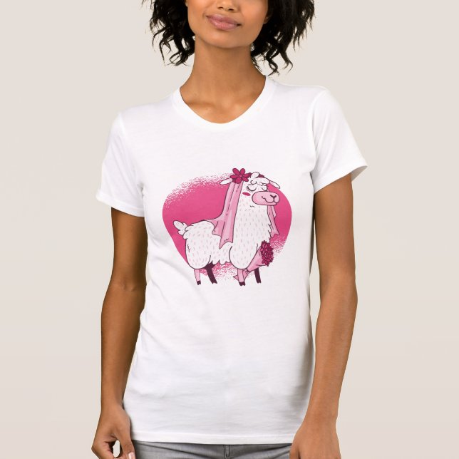 Llama Bride T-Shirt (Front)