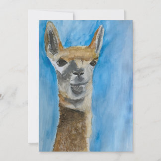 Llama carte pour notes