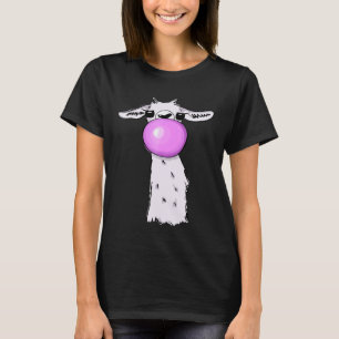 Llama Chewing Bubble Gum T-Shirt