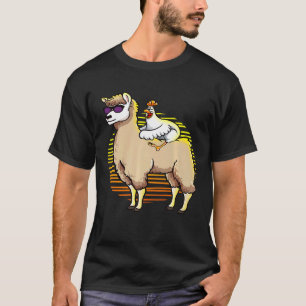 llama Chicken Llama Chicken Tee Premium