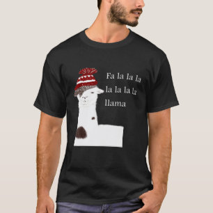 Llama Christmas Design Fa La La Llama T-Shirt