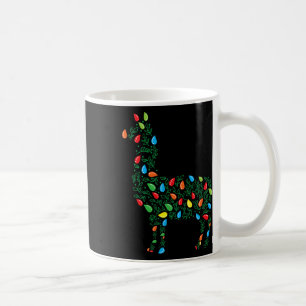 Llama Christmas Lights Sturdy Animals Lover Alpaca Coffee Mug