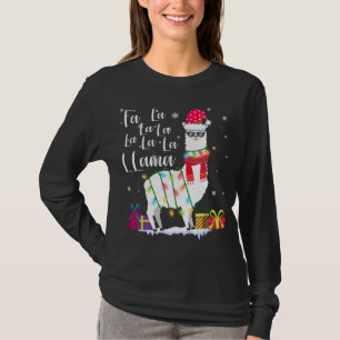 Llama Christmas Sweater Fa-La-La Lama Funny X-Mas