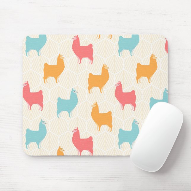 Llama Convention Mouse Pad (With Mouse)