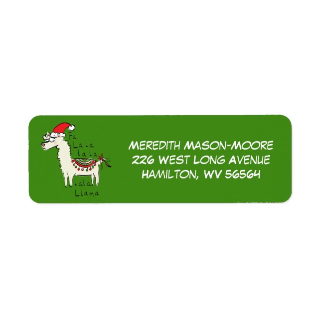 Llama Cute Drôle Noël Vacances (Devant)