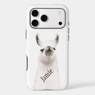 Llama de drame snob prétentieux noir et blanc