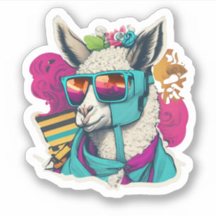 Llama Découvrez Notre Adorable Sticker Llama