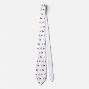 llama dress tie