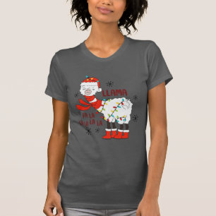 Llama Fa La La La La Humourous T-Shirt