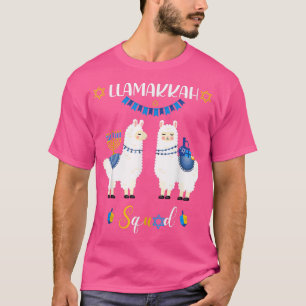 Llama Family Hanukkah Matching Llamakkah Squad  T-Shirt