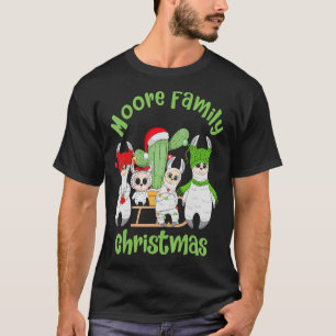 Llama Family Men Women and Kids Moore Family Chris T-Shirt