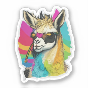 Llama Favour Sticker