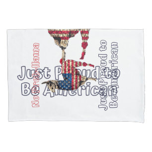 Llama Flag America Pillowcase
