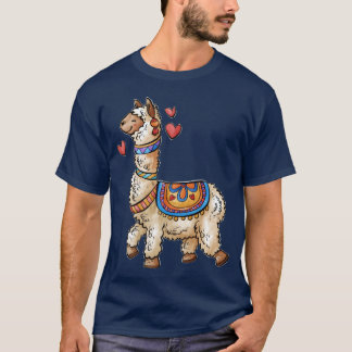 llama for animals lover friends T-Shirt