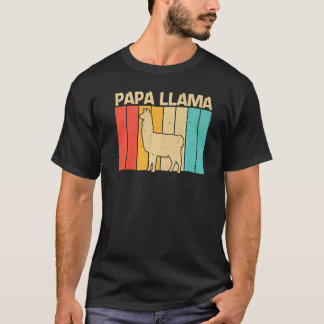 Llama For Men Boys Dad Llama Farm Animal   1 T-Shirt