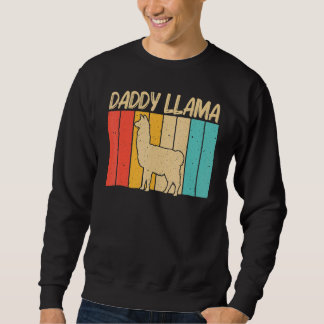 Llama For Men Boys Dad Llama Farm Animal Sweatshirt