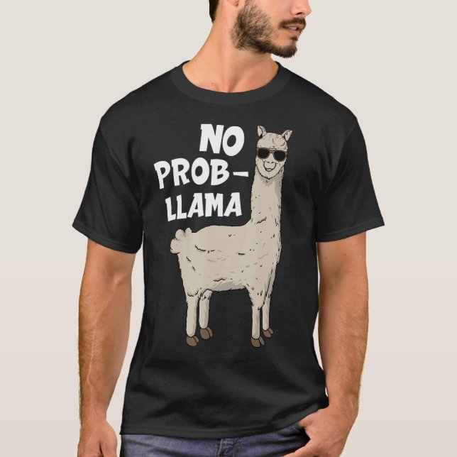 Llama For Men Women Kids Llama Alpaca Animal 1 T-Shirt (Front)