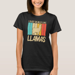 Llama For Men Women Llama Farm Animal   1 T-Shirt