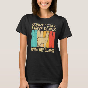 Llama For Men Women Llama Farm Animal 6 T-Shirt