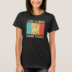 Llama For Men Women Llama Farm Animal 9 T-Shirt
