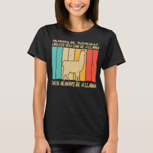 Llama For Men Women Llama Farm Animal T-Shirt