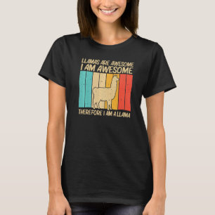 Llama For Men Women Llama Farm Animal T-Shirt