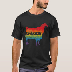 Llama for Oregon Pacific Northwest Nature Hiking T-Shirt