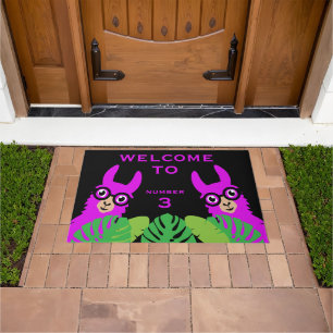 llama Funny Novelty Doormat
