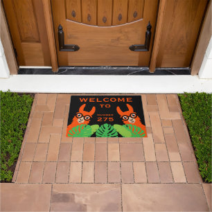 llama Funny Novelty Doormat