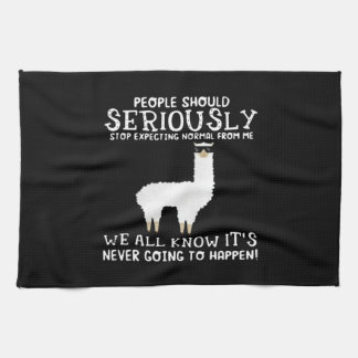 Llama Gift | People should seriously Kitchen Towel