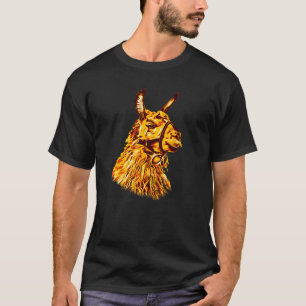 Llama Gorgeous Animal Fluffy Alpaca Pet T-Shirt