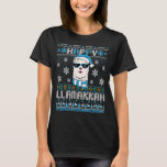 Llama Hanukkah Happy Llamakkah Jewish Family Match T-Shirt<br><div class="desc">Llama Hanukkah Happy Llamakkah Jewish Family Matching</div>