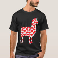 Llama Hearts Valentine  For Pet Lovers
