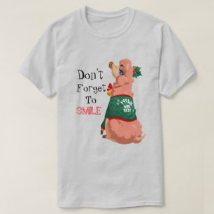 llama in Christmas            T-Shirt