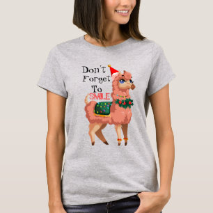 llama in Christmas         T-Shirt