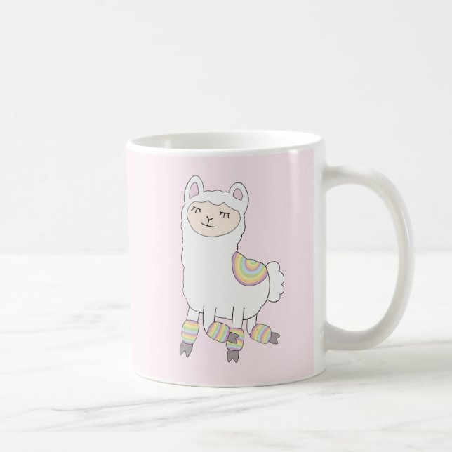 Llama in Leegchauffers Mug (Droite)
