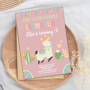 Llama invitations