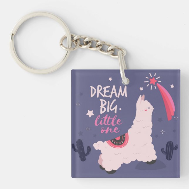 Llama Keychain (Front)